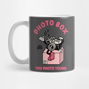 Camera cartoon character Mug